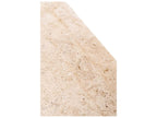 Quincy Rectangular Stone Beige Console Table