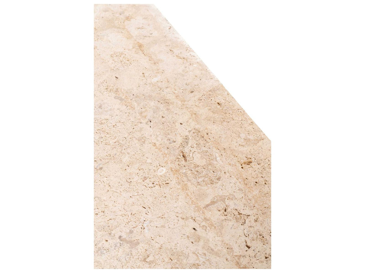 Quincy Square Stone Beige End Table