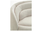 Peonia 117-Inch Fabric Sofa in White Acacia