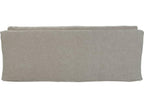 Madeline 3-Seat Upholstered Slip Sofa in Natural Gray Linen