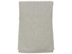 Finch Beige Upholstered Arm Dining Chair with Slipcover and Casters