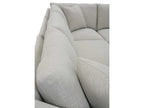 Serena 2-Piece 4-Seat Slipcovered Sectional Sofa in Gray Fabric