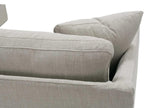 Serena 2-Piece 4-Seat Slipcovered Sectional Sofa in Gray Fabric