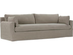 Sylvie 4-Seat Upholstered Bench Cushion Sofa in Gray