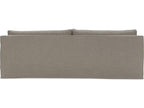 Sylvie 4-Seat Upholstered Bench Cushion Sofa in Gray