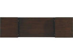 Bel Aire Palisades Media Console in Brushed Brass with Gold Leaf Accents