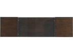 Bel Aire Palisades Media Console in Brushed Brass with Gold Leaf Accents