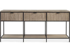 Concord Console Table with Drawers and Shelf