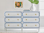 Greenwich 6-Drawers White Double Dresser
