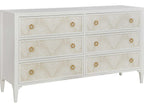 Costa 72-Inch White Painted Wood Dresser