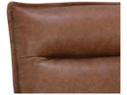 Colson Swivel Brown Leather Accent Chair