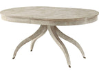 Oval Wood Geo Coast Dining Table