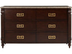 Alexa Hampton Duane Marble Commode with Gray Marble Top