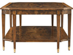 Sloane Rectangular Coffee Table in Edwardian Brown with Okoume Veneer