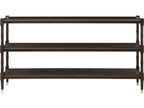 Spencer London Console Table Sycamore and Khaya Wood with Fulham Finish