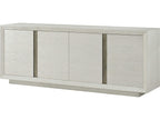 Essence 90-Inch Solid Wood Media Console in Opal Finish