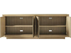 Essence 90-Inch 4-Door Media Cabinet in Blonde