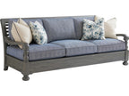Ocean Breeze Bluffton 3-Seat Sofa in Seagull Gray