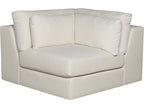 Ease White Upholstered Sectional Sofa
