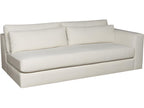 Ease White Upholstered Sectional Sofa