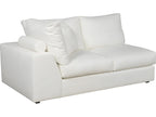Ease White Upholstered Sectional Sofa