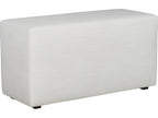 Ease White Upholstered Sectional Sofa