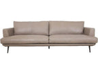 Moderna Grey Leather Sofa