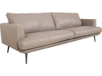 Moderna Grey Leather Sofa