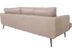 Moderna Grey Leather Sofa