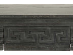 Rectangular Metal Charcoal End Table