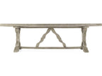 Gracie 71-Inch Rectangular Dining Table in Antique White Fiberglass