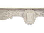 Abraham Console Table in Distressed Antique Ivory