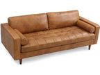 Holly Brown Leather Sofa