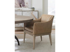 Classic Free and Easy Upholstered Dining Armchair in Ash Driftwood