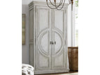 Boheme Bilzen Wardrobe in Whitewash with Merion Blue Interior