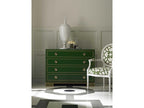 Karl 4-Drawer Dresser with Greek Key Accents in Custom Green Finish