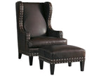 Clayton Upholstered Accent Armchair with Tapered Legs