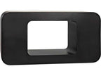 Shylock Rectangular Metal Console Table in Matte Black